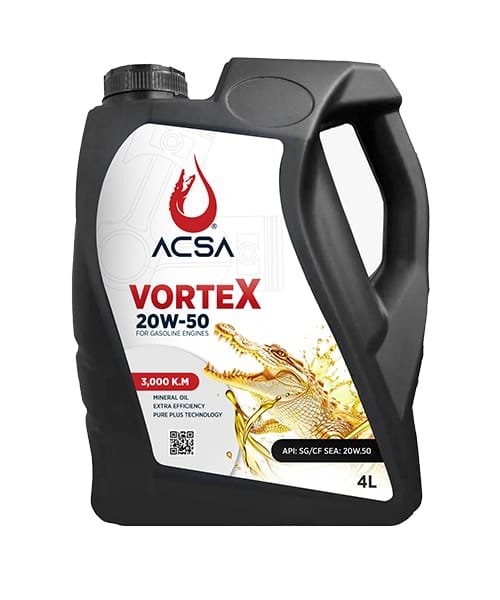 زيت فورتكس محرك بنزين 4لتر (20w-50) فورتكس من أكسا